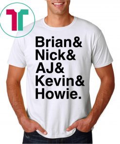 We All Love Backstreet Back Great Boys T-Shirt