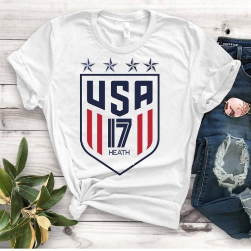 Women's National Soccer Team Shirt USWNT Alex Morgan, Julie Ertz, Tobin Heath, Megan Rapinoe. Unisex Gift T-Shirt