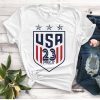 Women's National Soccer Team Shirt USWNT Press,Alex Morgan, Julie Ertz, Tobin Heath, Megan Rapinoe Unisex Gift TShirt