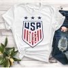 Women's National Soccer Team Tee Shirt USWNT Alex Morgan, Julie Ertz, Tobin Heath, Megan RapinoeT-Shirts