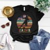 Women's Soccer World Champions tshirt usa 2019 shirt vintage tshirt flag of usa Short-Sleeve Unisex T-Shirt