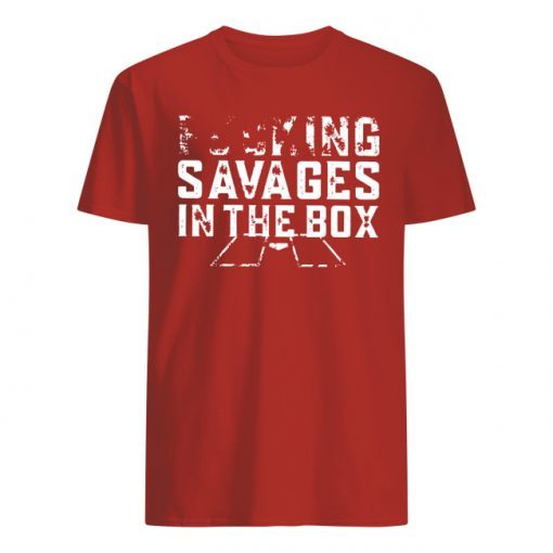 Yankees fucking savages in the box Unisex T-shirt