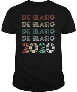 de Blasio Bill de Blasio 2020 Vintage T-Shirt T-Shirt