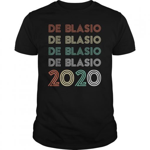 de Blasio Bill de Blasio 2020 Vintage T-Shirt T-Shirt