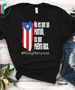 #rickyrenuncia Puerto Rico Politics Hashtag Ricky Renuncia T-Shirt Bandera Negra De Puerto Rico Shirt