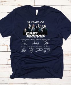 18 years of Fast and Furious T-Shirt