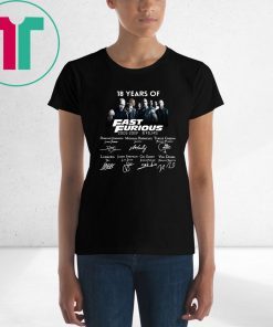 18 years of Fast and Furious T-Shirt