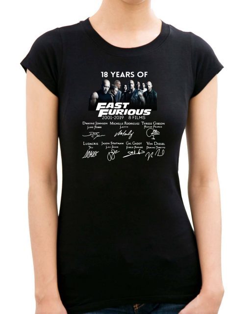 18 years of Fast and Furious Unisex T-Shirt