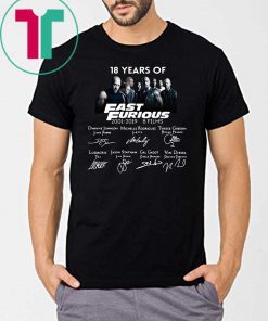 18 years of Fast and Furious T-Shirt