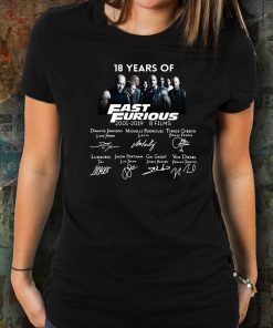 18 years of Fast and Furious Classic Tee Shirt