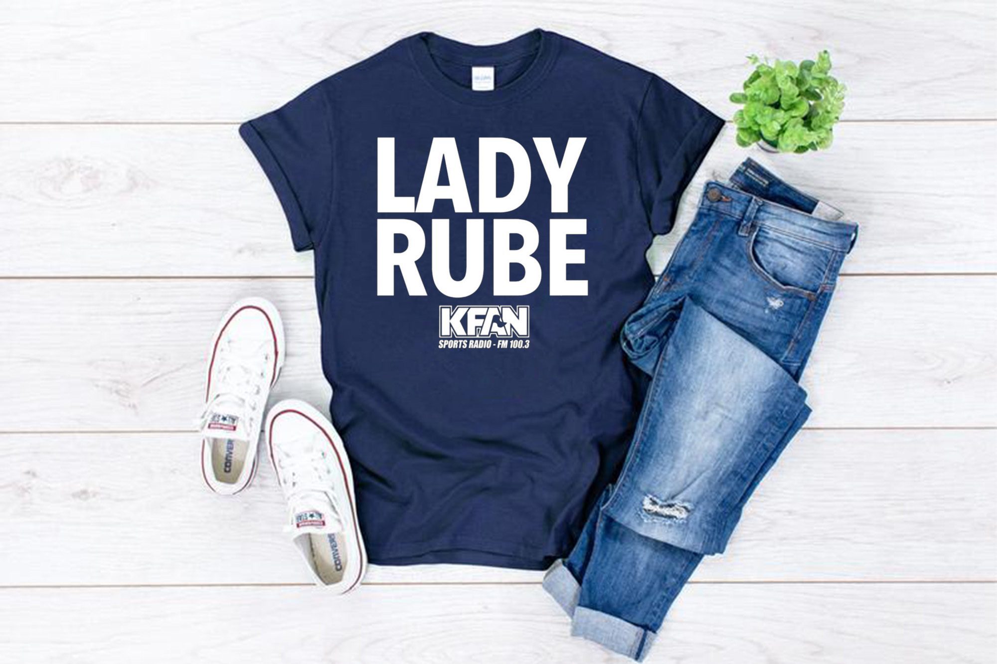 2019 KFAN State Fair Lady Rube TShirt ShirtsMango Office