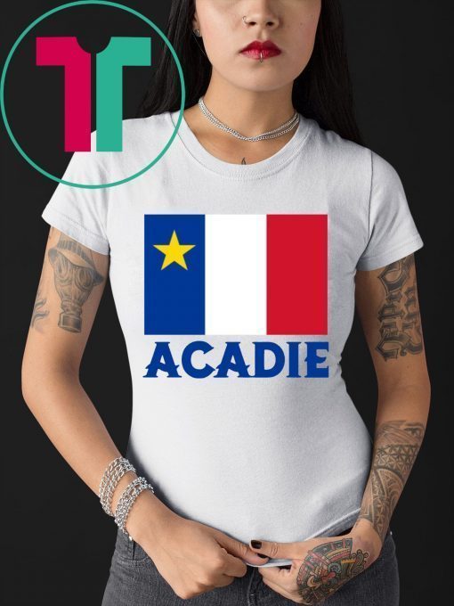 7 Year Old Mathieu’s Acadian Flag Acadie Shirt