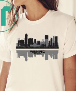 AJ Cole III Winnipeg Alberta Skyline T-Shirt for Mens Womens Kids