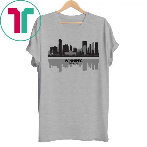 AJ Cole III Winnipeg Alberta Skyline T-Shirt for Mens Womens Kids