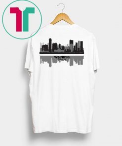 AJ Cole III Winnipeg Alberta Skyline T-Shirt for Mens Womens Kids