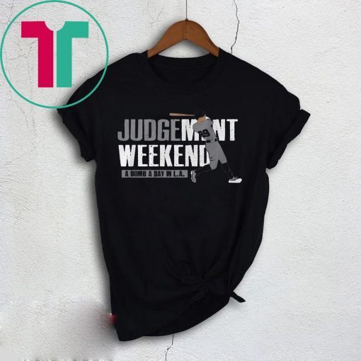Aaron Judge Shirt - Judgement Weekend, New York, MLBPA