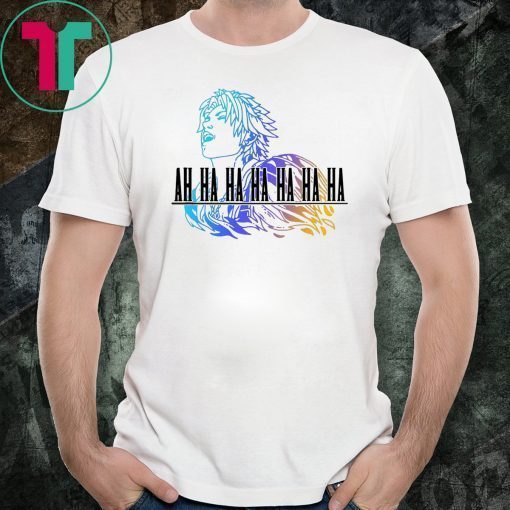 Ah ha ha final fantasy tidus shirt