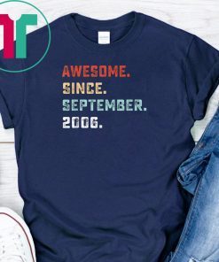 Awesome Since September 2003 Birthday Gift For 16 Yrs Old D1 T-Shirt