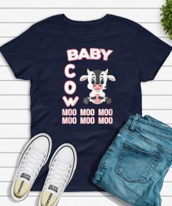 Baby cow moo moo moo shirt