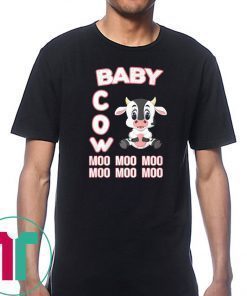 Baby cow moo moo moo shirt