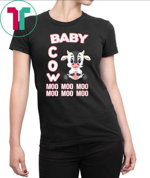 Baby cow moo moo moo shirt