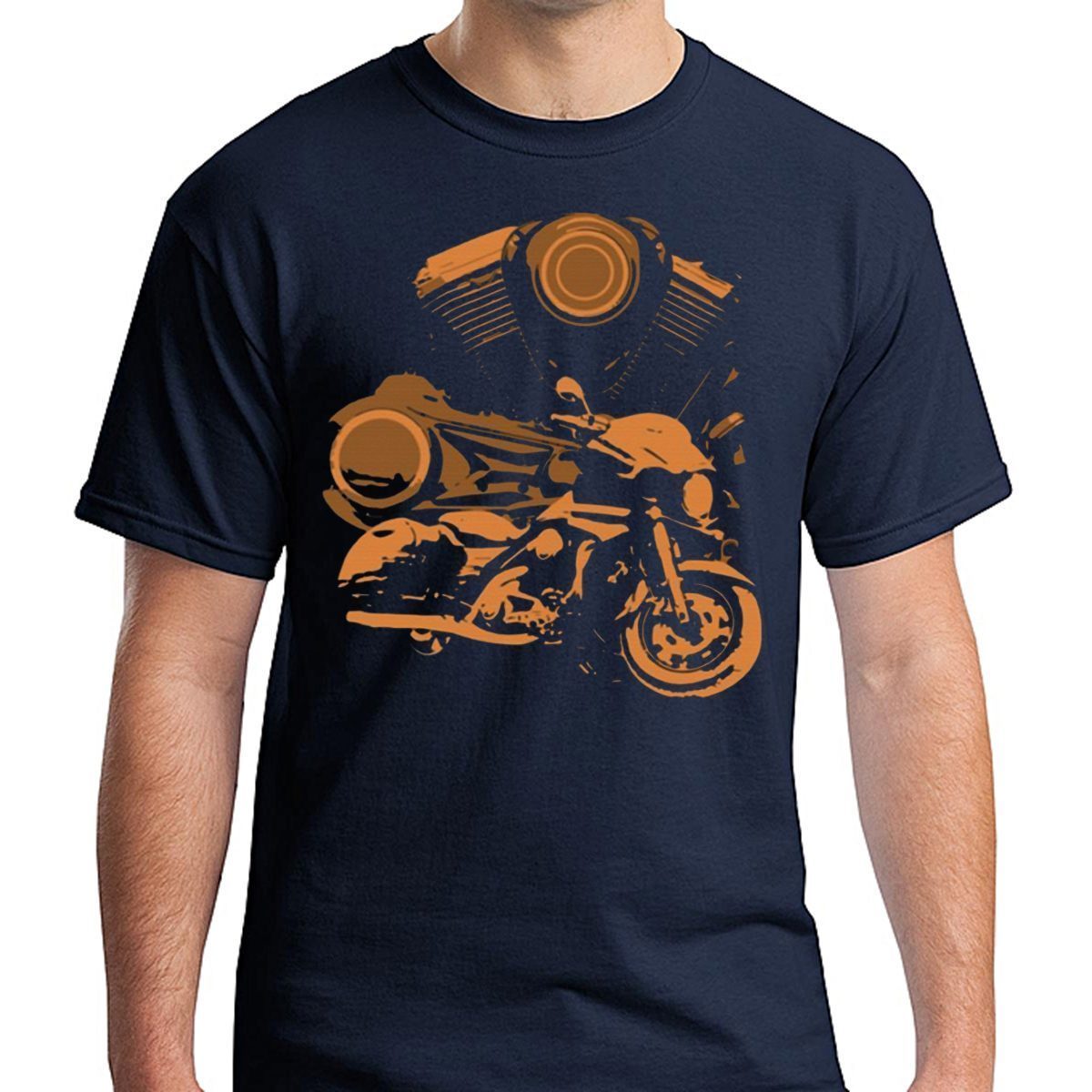 Bagger Motorcycle V Twin Tee Shirt - ShirtsMango Office
