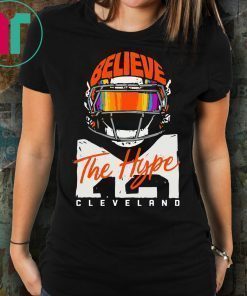 Believe The Hype Cleveland T-Shirt for Mens Womens Kids