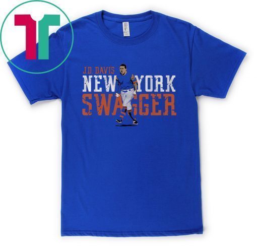 J.D. Davis Shirt New York Swagger, MLBPA Licensed Shirt