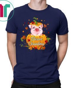 Blessed Grandma Pig Pumpkin Halloween T-Shirt