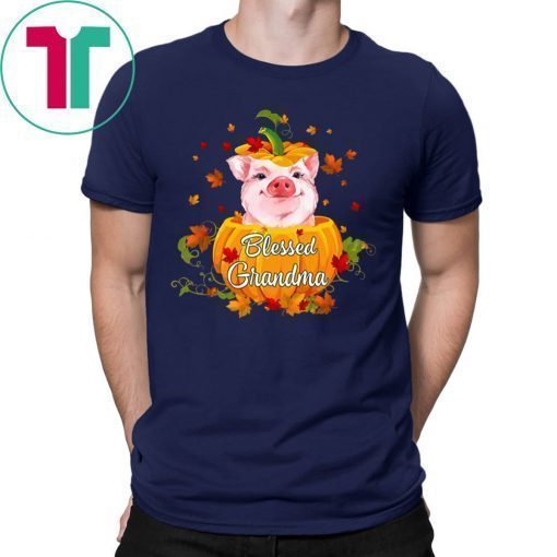 Blessed Grandma Pig Pumpkin Halloween T-Shirt