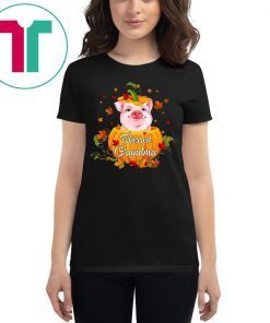 Blessed Grandma Pig Pumpkin Halloween T-Shirt