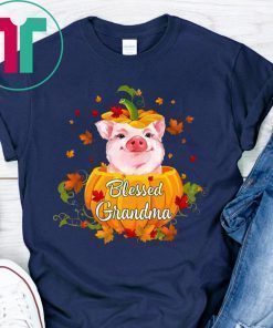 Blessed Grandma Pig Pumpkin Halloween T-Shirt