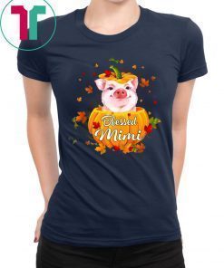 Blessed Mimi Pig Pumpkin Halloween Shirt
