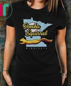 Bomba Squirrel Shirt Minnesota Baseball Tee