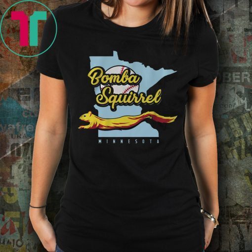 Bomba Squirrel Shirt Minnesota Baseball Tee