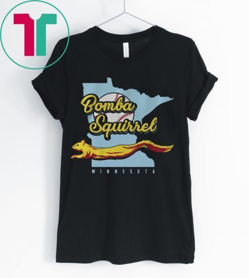 Bomba Squirrel Shirt Minnesota Baseball Tee