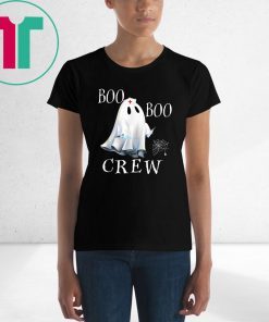 Boo Boo Crew Funny Halloween Ghost Nurse Costume TShirt