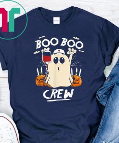 Boo Boo Crew Funny Nurse Ghost Halloween Gift Tshirt
