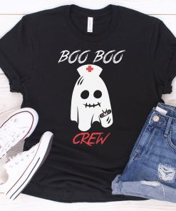 Boo Boo Crew Shirt Funny Nurse Ghost Gift Halloween Costume T-Shirt Tank Top Sweatshirt Hoodie