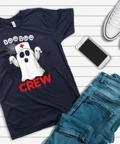 Boo boo Crew nurse ghost shirts halloween costume gift T-Shirts