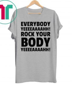 Boy Band Rock Your Body 90s Music Lover Gift Shirt