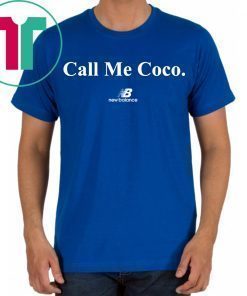 Original Call Me Coco Cori Gauff Blue Shirt New Balance Shirt US Open Tee