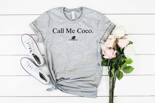 Womens Call Me Coco New Balance T-Shirt