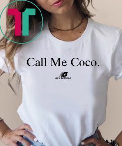 Call Me Coco New Balance 2019 Tee Shirt Coco Gauff