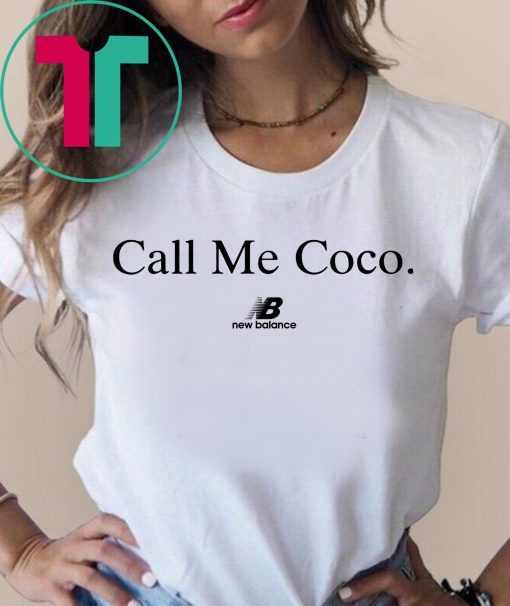 Call Me Coco New Balance 2019 Tee Shirt Coco Gauff