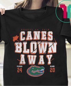 Canes Blown Away Florida Gators vs Miami Hurricanes Shirt