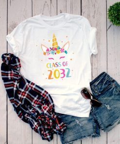 Class Of 2032 T-shirt Grow With Me First Day Of School Shirt