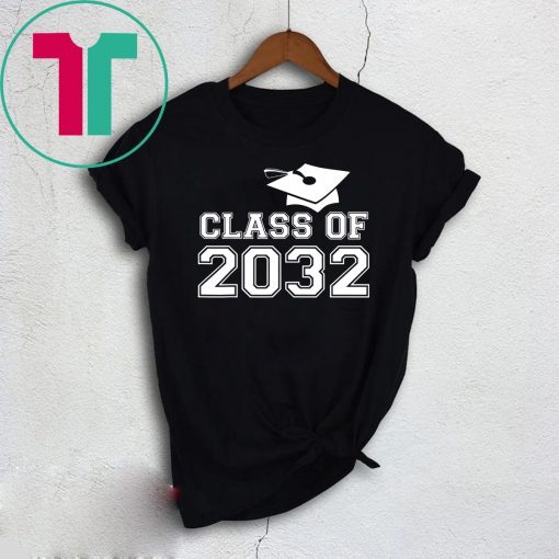 Class of 2032 Grow With Me Shirt Back To School Gift Tee