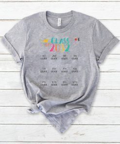 Class of 2032 Grow With Me Shirt With Space For Checkmarks T-Shirts