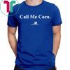Cori Gauff Call Me Coco US Open Blue T-Shirt